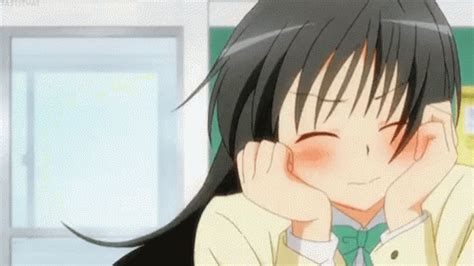 blush gif|blushing girl gif.